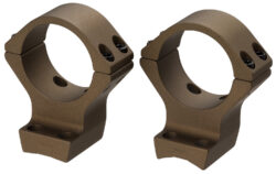 Browning 12532 X-Bolt Scope Mount System X-Lock Burnt Bronze Cerakote Aluminum 1" Tube, Medium Rings