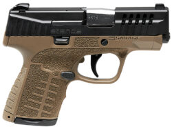 Savage Arms 67007 Stance  9mm Luger 8+1 3.20" Stainless Steel Barrel, Black Nitride Ported/Serrated Steel Slide, Flat Dark Earth Polymer Frame, Interchangeable Backstrap Grip, Ambidextrous