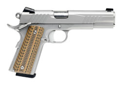 Savage Arms 67202 1911 Government 45 ACP 8+1 5" Stainless Steel Target Crown Barrel, Stainless Steel Serrated Slide, Matte Stainless Steel Frame w/Beavertail, Ambidextrous