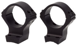 Browning 12502 X-Bolt Scope Mount System X-Lock Matte Black Aluminum 1" Tube, Medium Rings